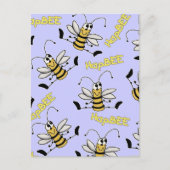 HapBEE Bee Collage Geburtstag Postkarte (Vorderseite)