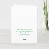 HapBEE Geburtstagskarte Karte (Rückseite)
