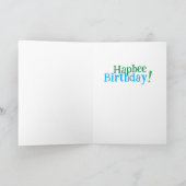 HapBEE Geburtstagskarte Karte (Innenseite)