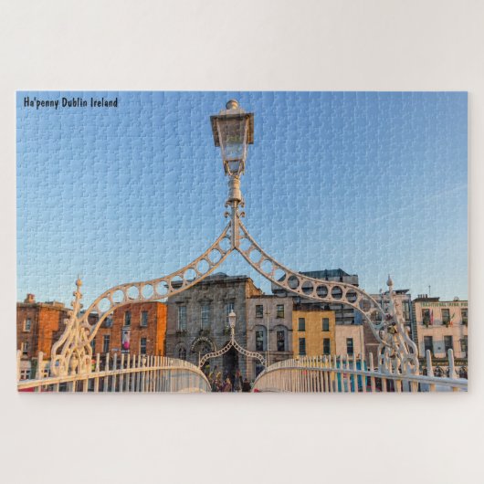 Ha'penny Bridge Dublin Irland Jigsaw Puzzle (Horizontal)