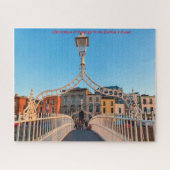 Ha'penny Bridge Dublin Irland. Jigsaw Puzzle (Horizontal)