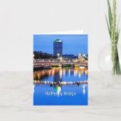 Ha'Penny Bridge, Dublin, Irland Karte (Vorderseite)