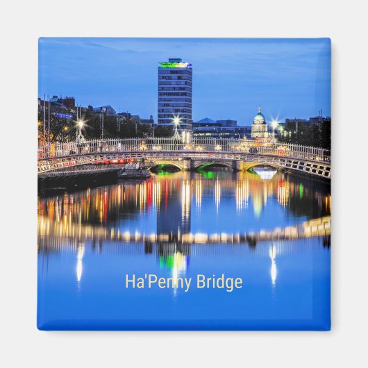 Ha'Penny Bridge, Dublin, Irland Magnet (Vorne)