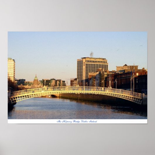 Ha'penny Bridge Dublin Irland Poster (Vorne)