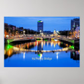 Ha'Penny Bridge, Dublin, Irland Poster (Vorne)