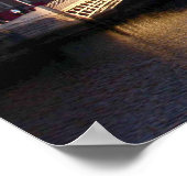 Ha'penny Bridge: Dublin Irland Poster (Ecke)