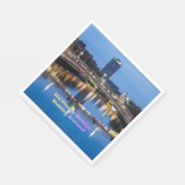 Ha'Penny Bridge, Dublin, Irland Serviette (Ecke)