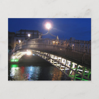 Ha'penny Bridge, Dublin Postkarte