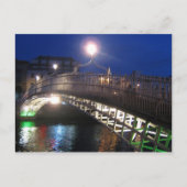 Ha'penny Bridge, Dublin Postkarte (Vorderseite)