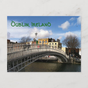 Ha'penny Bridge Postcard Postkarte