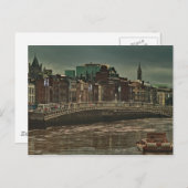 Ha'penny Bridge Postkarte (Vorne/Hinten)