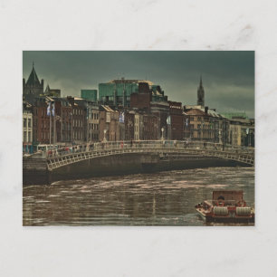 Ha'penny Bridge Postkarte