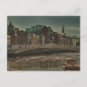 Ha'penny Bridge Postkarte (Vorderseite)