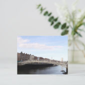 ha'penny bridge postkarte (Stehend Vorderseite)