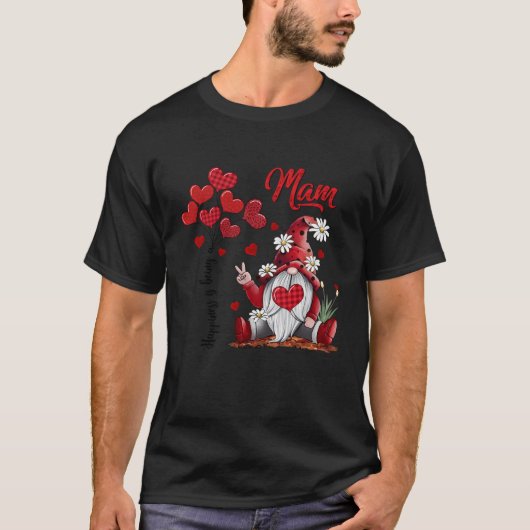 Hapess ist ein Mam Gnome T-Shirt (Vorderseite)