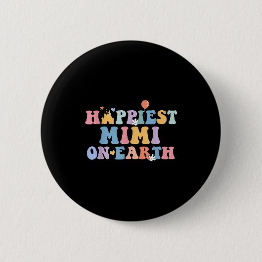Hapest Mimi On Earth Hapest Grandma Matching Famil Button (Vorderseite)