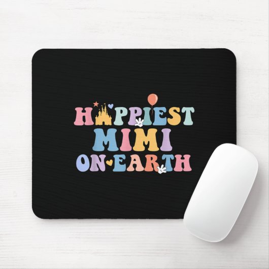 Hapest Mimi On Earth Hapest Grandma Matching Famil Mousepad (Mit Mouse)