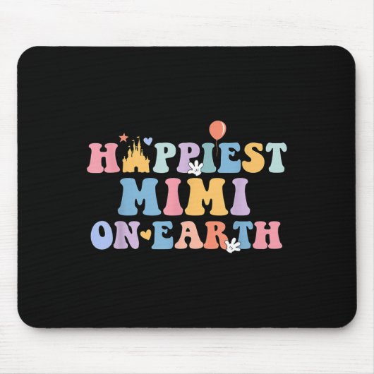 Hapest Mimi On Earth Hapest Grandma Matching Famil Mousepad (Vorne)