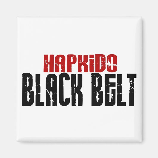 Hapkido Black Belt Magnet (Vorne)