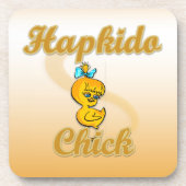 Hapkido Chick Untersetzer (Vorderseite)