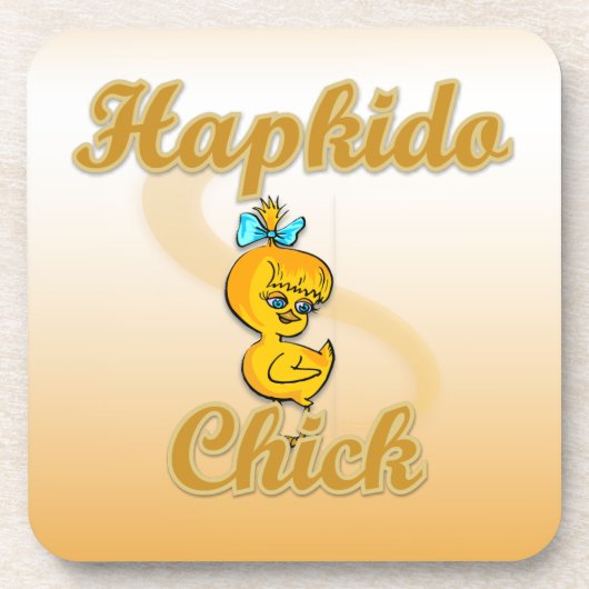 Hapkido Chick Untersetzer (Vorderseite)