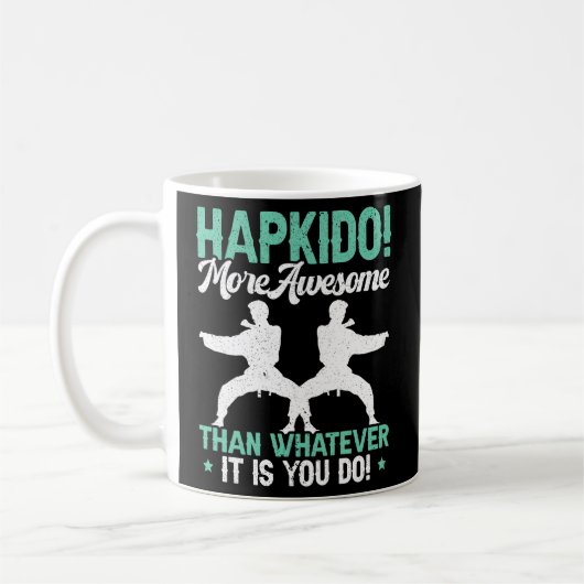 Hapkido-Krieg zur militärischen Selbstverteidigung Kaffeetasse (Links)