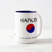 Hapkido Tasse (VorderseiteRechts)