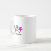 Hapness Blooms From A Within Insrational Motivatio Kaffeetasse (Vorderseite Links)