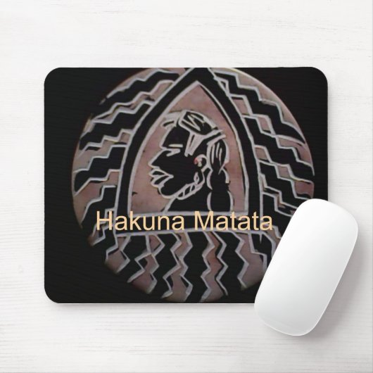 Hapo Sasa Hakuna Matata Mouse Pad Mousepad (Mit Mouse)