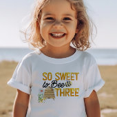 Happ-Bee Birthday Bee Pun Bumblebee und Biene T-Shirt