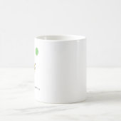 Happ-bee Geburtstag. Geburtstagsgeschenk Kaffeetasse (Mittel)