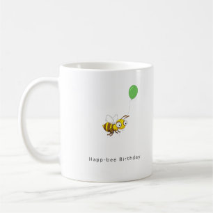 Happ-bee Geburtstag. Geburtstagsgeschenk Kaffeetasse