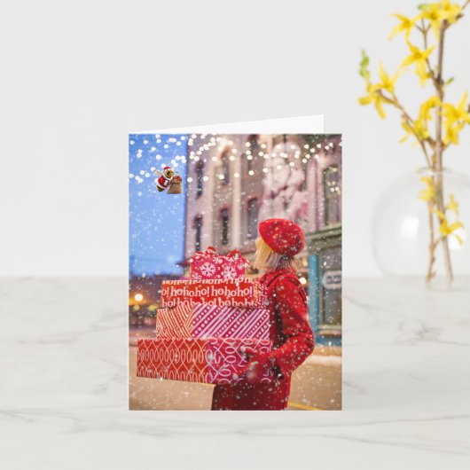 Happ-Bee Urlaub. Karte (Gelbe Blume)