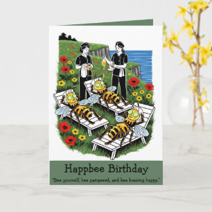 HappBee Geburtstagskarte zum Anpassen Karte