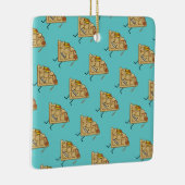 Happer Waffel mit Sirup und Butterbrot Keramikornament (Rechts)