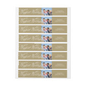 Happest Holiday Extravagant White Script Foto Adre (Bogen)