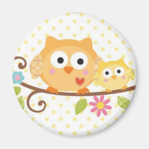 HAPPI BAUM-EULEN-MAGNET MAGNET