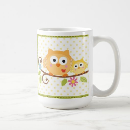 Happi Baum-Eulen-Tasse Kaffeetasse (Rechts)