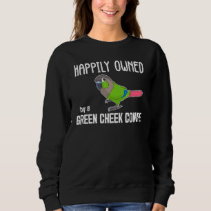 Happiable Parrot Eigentümer Green Cheek Conure Sweatshirt