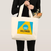Happier in Hollywood Leinwand Tasche (Vorderseite (Produkt))