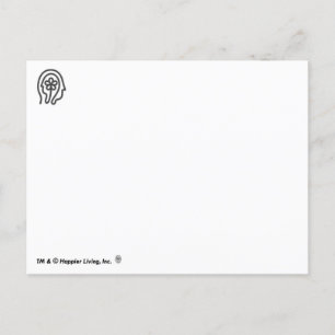 Happier Living Logo Postkarte
