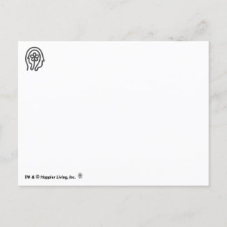 Happier Living Logo Postkarte