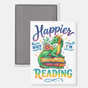Happier, wenn ich lese magnet