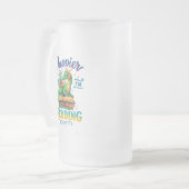 Happier, wenn ich lese mattglas bierglas (Vorderseite Links)