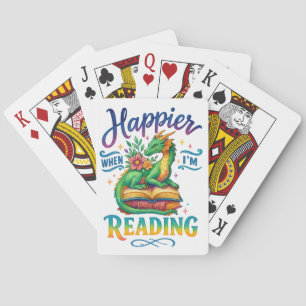 Happier, wenn ich lese spielkarten