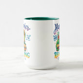 Happier, wenn ich lese tasse (Zentrum)