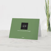 Happiest Holidays Poinsettias Feiertagskarte (Rückseite)