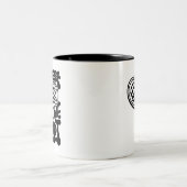 Happiest on the Court Zweifarbige Tasse (Mittel)