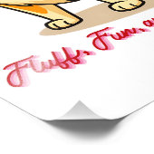 Happiest Shiba Inu Dog Fotodruck (Ecke)