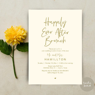 Happily Ever After Brunch, Hochzeitsfeier für Elop Einladung